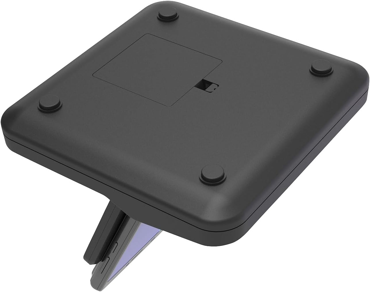 Callstel Telefon-Dockingstation: Senioren-Freisprecheinrichtung mit 3 Kurzwahl-Foto-Tasten, Notruf, Qi (Alternative für Seniorentelefon, Notruf-Station, Tablet Halter) – Bild 8