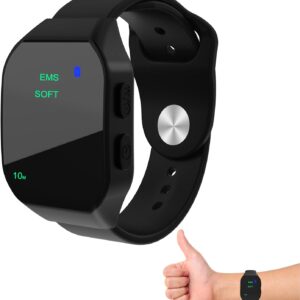 Anti-Schwindel-Armband, eine Notfalluhr zur sofortigen Linderung körperlicher Beschwerden, mit 3 Modi und einer Timer-Funktion, geeignet für Symptome wie Reisekrankheit