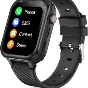 DDIOYIUR 4G Smartwatch Kinder mit GPS und Telefon, Smart Watch Kinder mit WiFi, Videoanruf, Kamera, SOS, Schulmodus, Kinder Smartwatch für Jungen und Mädchen 4–16 Jahren.