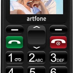 artfone CS181 Seniorenhandy ohne Vertrag | Mobiltelefon mit großen Tasten | Dual SIM Handy mit Notruftaste | Rentner Handy große Tasten | GSM Handy | Inklusive Ladegerat
