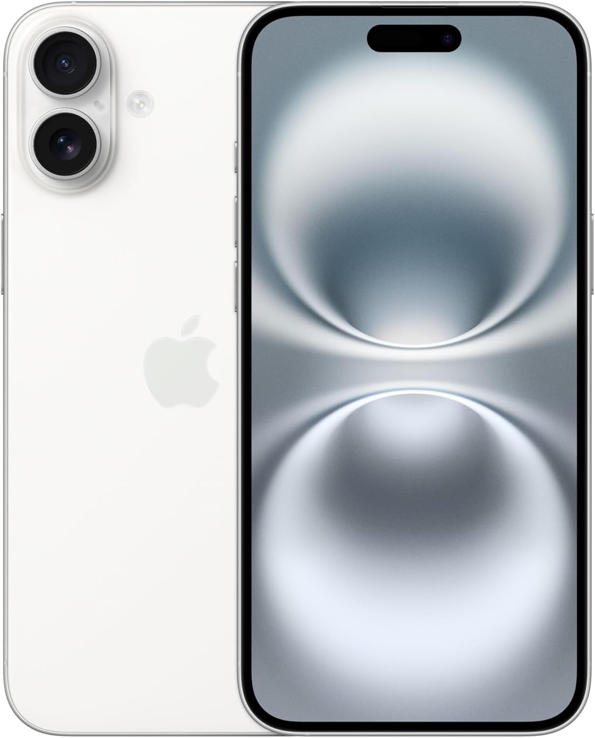Apple iPhone 16 Plus 256 GB: 5G Handy mit Kamerasteuerung, A18 Chip und einem echten Boost für die Batterie. Funktioniert mit AirPods, Weiß