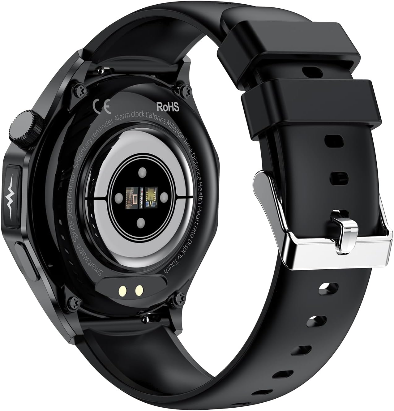 Kardena® Care Pro 4 Gesundheitsuhr für Damen und Herren mit SOS-Funktion, Wasserdicht gem. IP68, Nachrichten lesen, telefonieren, 9 Gesundheitsmessungen – Bild 3