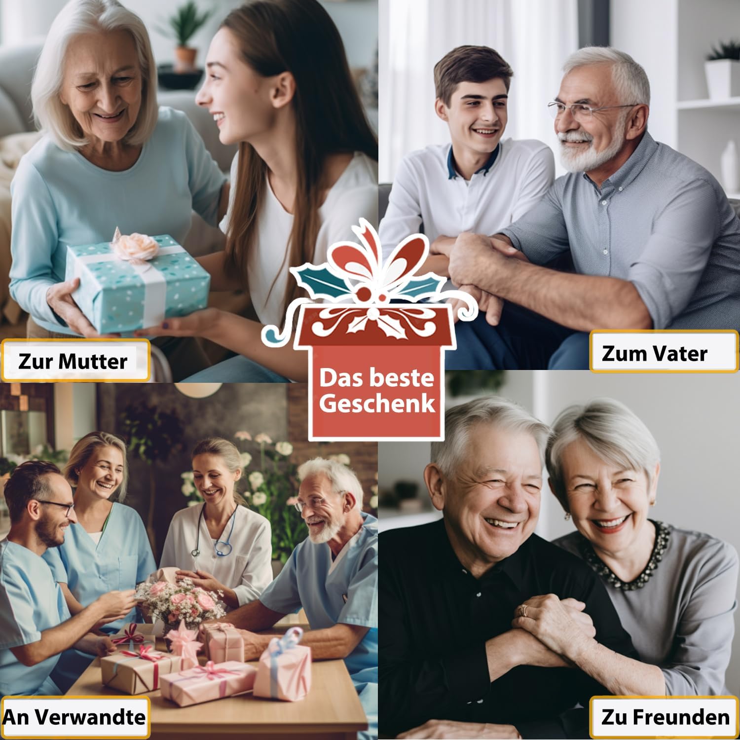 Hearkent Sprechende Uhr Sehbehinderte Funkuhr-Deutscher Stimme-LCD Große Zahl Leicht zu Lesen-Seniorenuhr Armbanduhr für Senioren,Blindenuhr – Bild 8