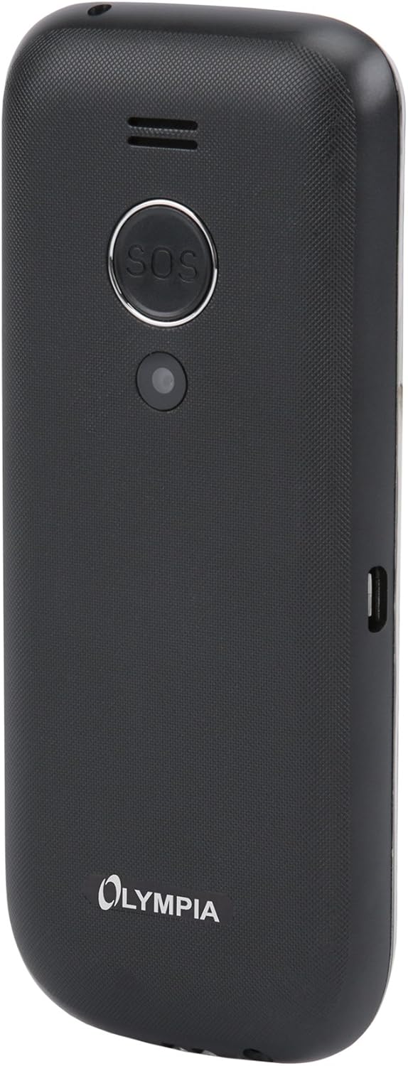 Olympia 2219 Joy II Mobiltelefon-/ Seniorenhandy (Große Tasten, Notruf-Taste, Großtasten-Handy, geeignet für Senioren, Rentner ohne Vertrag, Altersgerechtes handy mit Tasten) schwarz – Bild 4