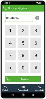 Senior Smartphone Mobile Phone for Seniors - Easy to Use, Large Buttons, Emergency Call with GPS, Camera, Magnifying Glass, Hearing Aid Compatible – Bild 2