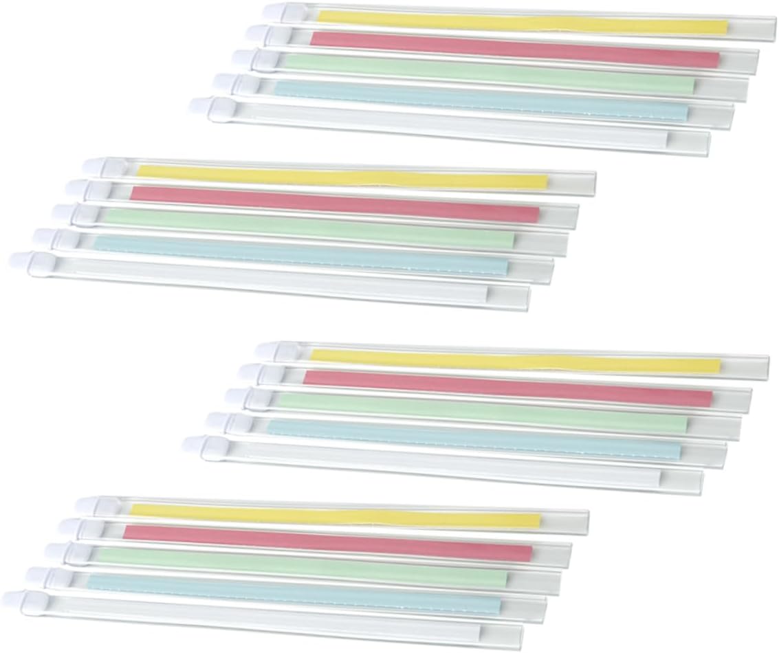 SEWACC Pack of 20 Medical ID Bracelets Adjustable for Seniors and Patients with Writeable Paper Insert for Emergency Information Safety and