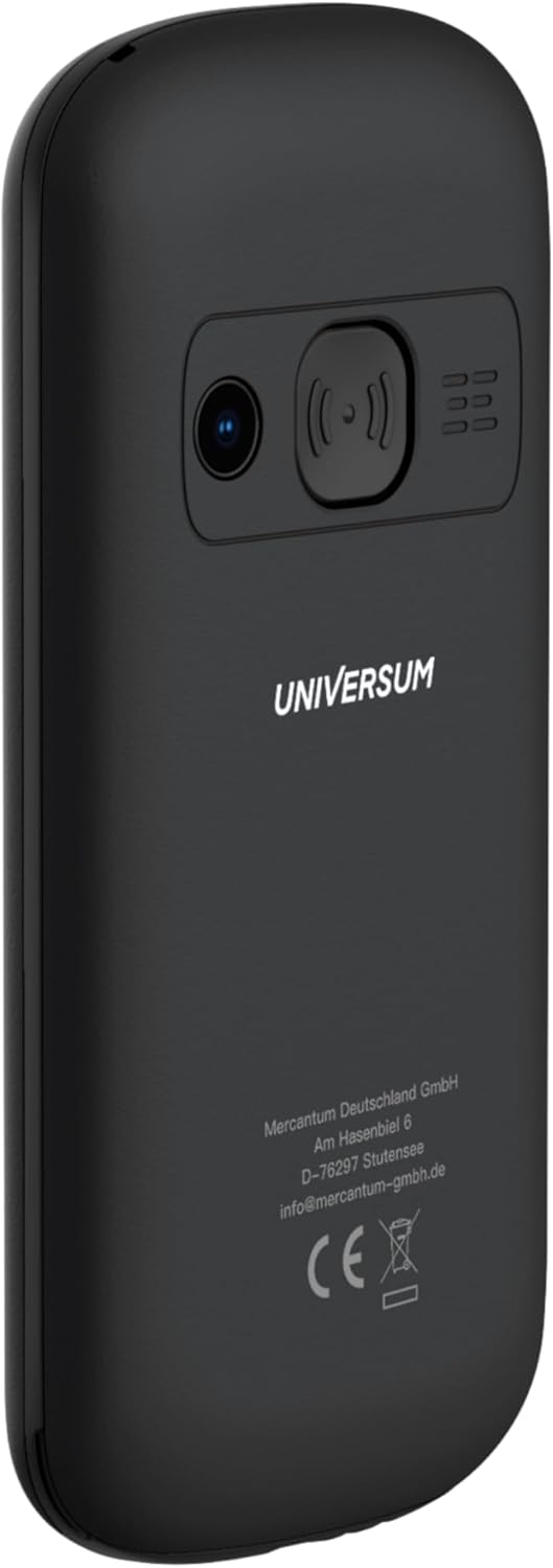 UNIVERSUM W60-C - Senior Mobile Phone without Contract with Large Buttons & Charging Station - Emergency Call Button SOS, Torch, Magnifying Glass, FM Radio, Bluetooth, USB-C - Large Button Mobile Phone for Seniors with Hands-Free Function – Bild 4