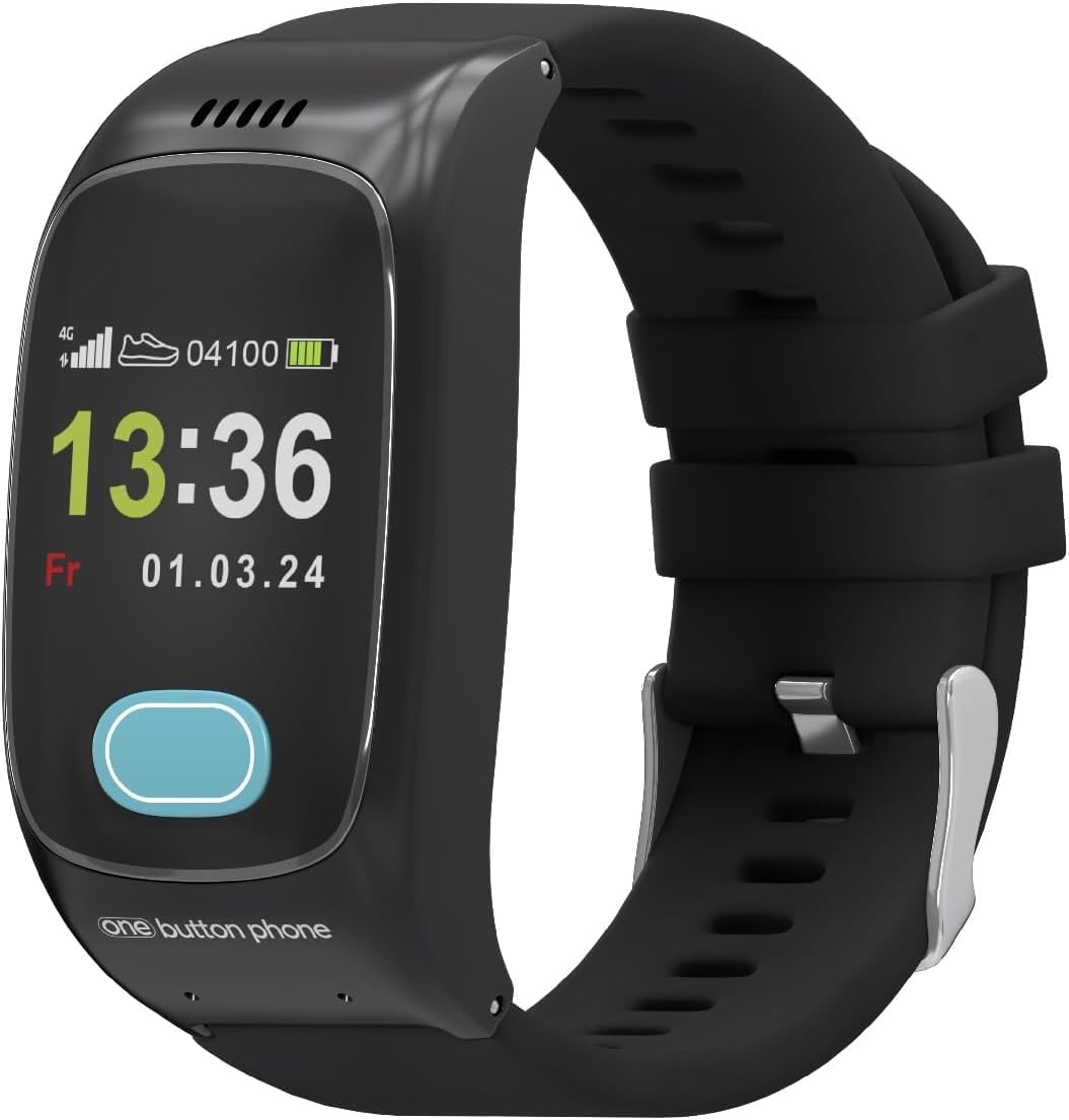Emergency & Safety Watch for Seniors, Emergency Call Button, SOS Function, Fall Detection, GPS Tracking, Vital Data, Family App, SIM Card, Free Tariff Selection – Bild 11