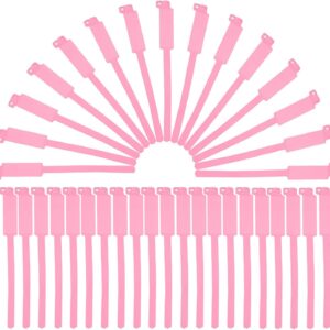 UPKOCH 100 Stück Wasserfeste Patienten Id Armbänder aus Pvc Reißfest und Komfortabel Rosa Einweg Armbänder für Krankenhäuser und Medizinische Einrichtungen