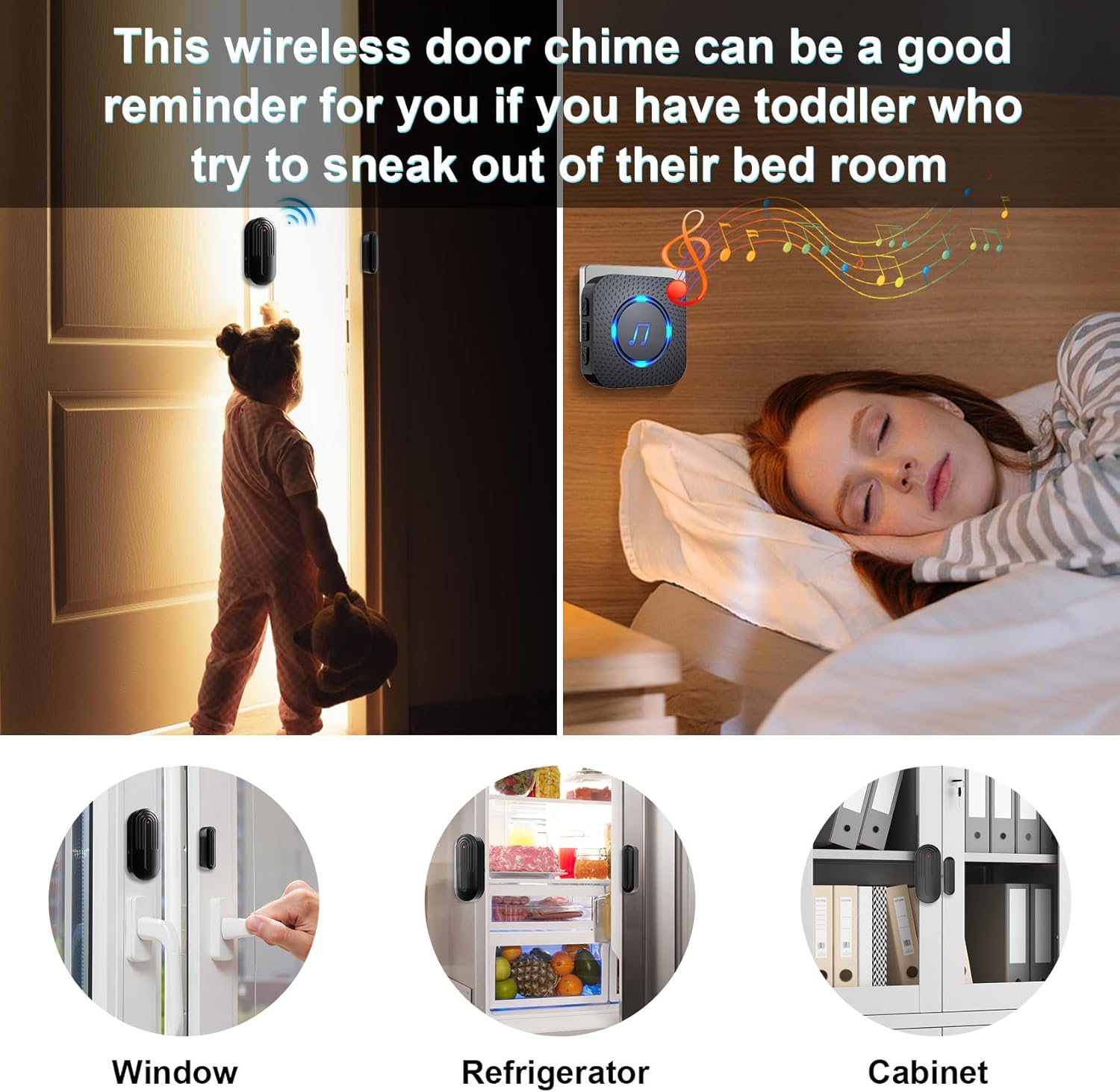 SanJie Wireless Doorbell Doorbell for Business/Home/Office/Business(150M Range, 26 Chimes, Adjustable Volume) – Bild 3