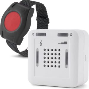 ELDAT - Mobile home emergency call with emergency call transmitters and acknowledgement function - Emergency button for seniors - RS16 with bracelet transmitter RT26