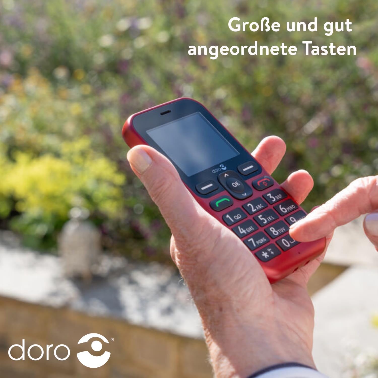 Doro - Leva L10 - Téléphone Portable Senior - Téléphone 4G Débloqué - Grand Écran - Son HD Puissant - Appareil Photo - Touche d'Assistance Avec GPS - Socle Chargeur Inclus - Graphite – Bild 5
