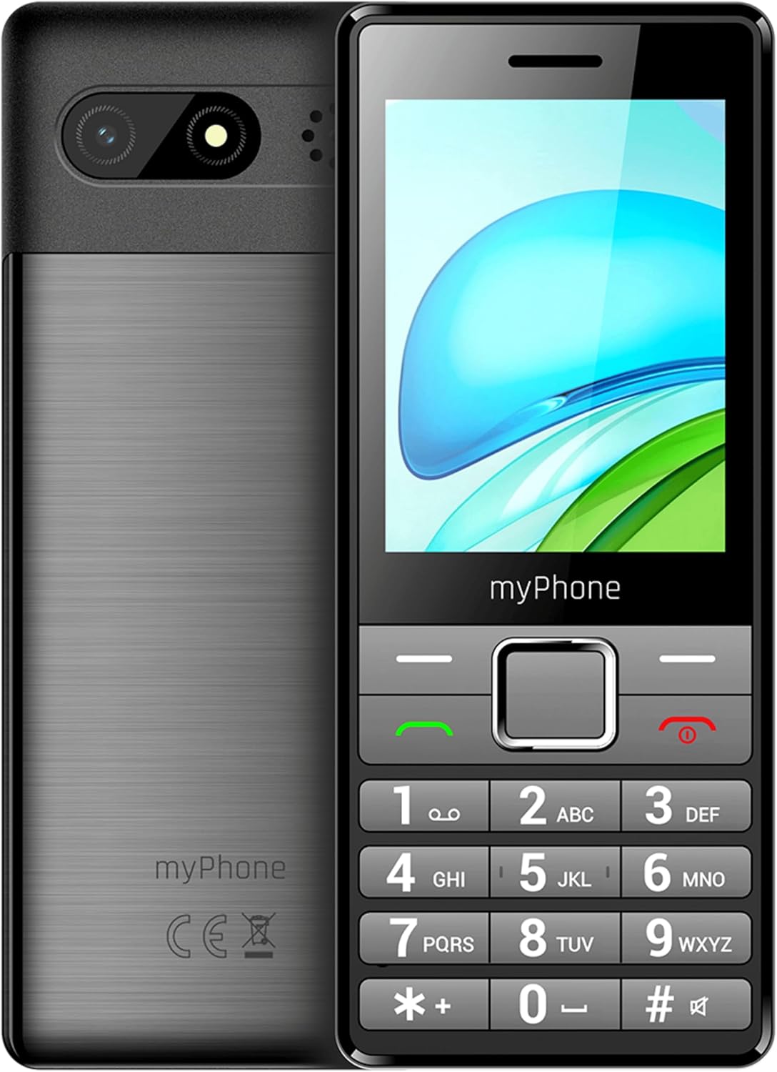 myPhone 7340 LTE Senior Mobile Phone without Contract, 4G Button Mobile Phone with Large Display, Elegant Classic Mobile Phone, Dual SIM, Long Battery Life