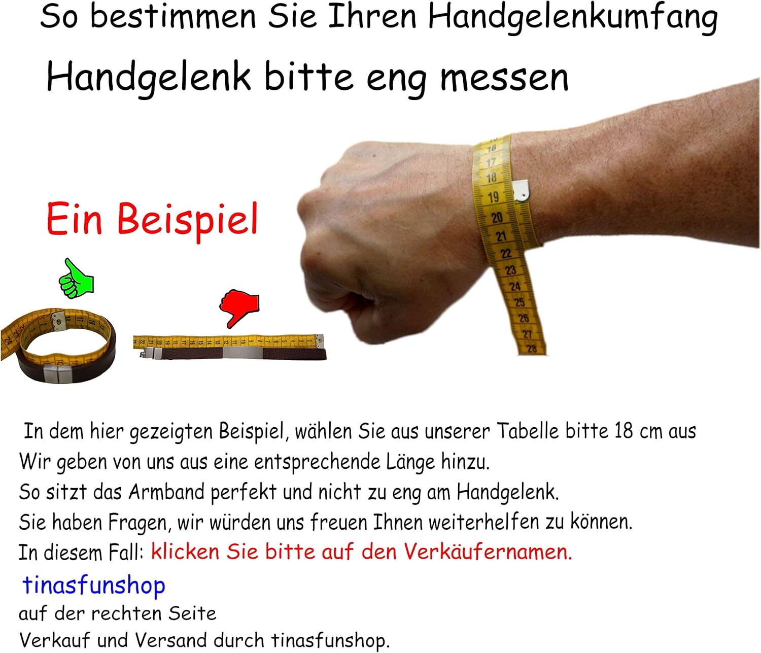 Tinasfunshop SOS Emergency Marcumar Leather Bracelet Engraved Xarelto for Men Women and Children – Bild 6