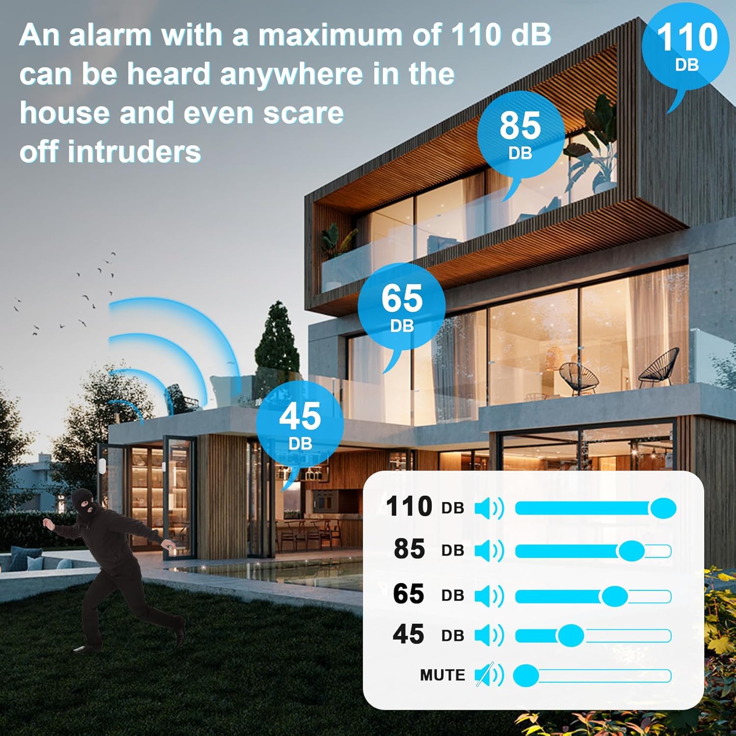 SanJie Wireless Doorbell Doorbell for Business/Home/Office/Business(150M Range, 26 Chimes, Adjustable Volume) – Bild 6