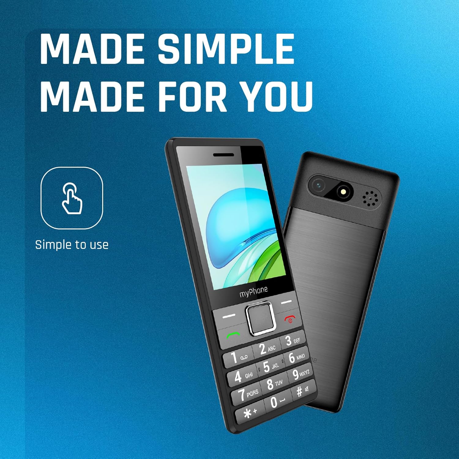 myPhone 7340 LTE Senior Mobile Phone without Contract, 4G Button Mobile Phone with Large Display, Elegant Classic Mobile Phone, Dual SIM, Long Battery Life – Bild 9