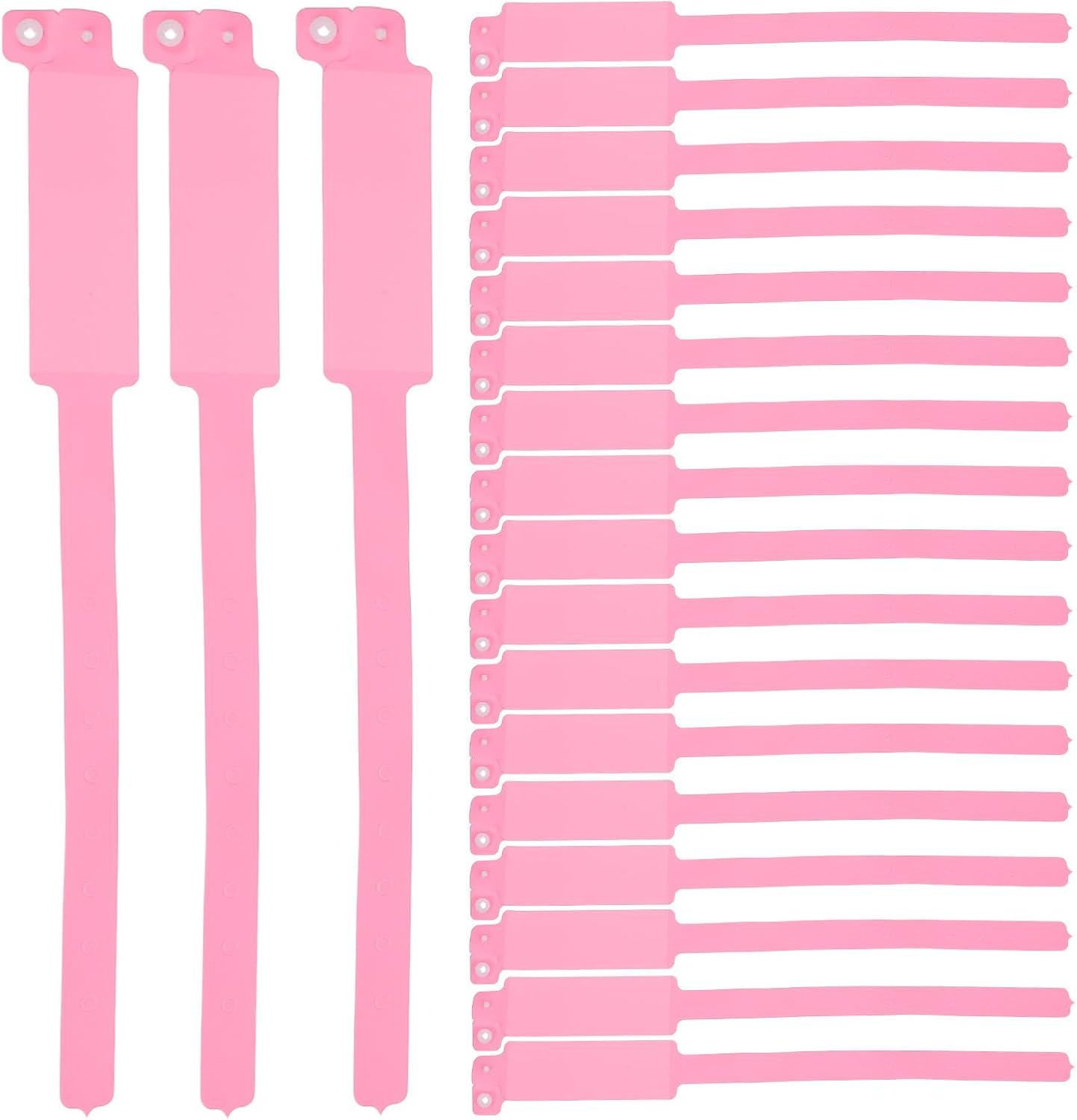 SHINEOFI 100 Stück und Reißfestes Identifikationsarmband aus Pvc in Rosa Einweg Patienten Id Armband für Medizinische Einrichtungen und Krankenhäuser – Bild 7