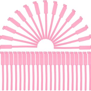 100 Stück Rosa Pvc Identifikationsarmbänder für Krankenhäuser und Kliniken Wasserfest Reißfest Beschreibbar Einweg Patientenarmbänder für Medizinische Zwecke