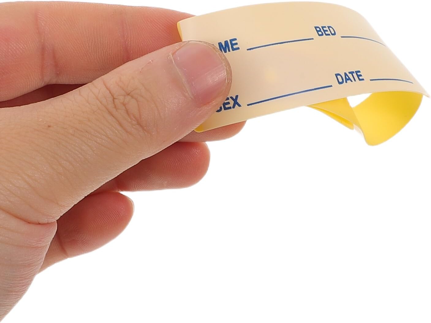 DOITOOL 100 Stück Medizinische Patienten Armbänder Wasserfestes Beschreibbares Einweg Identifikationsarmband für Erwachsene und Senioren Flexibles Krankenhausarmband zur Sicheren – Bild 4
