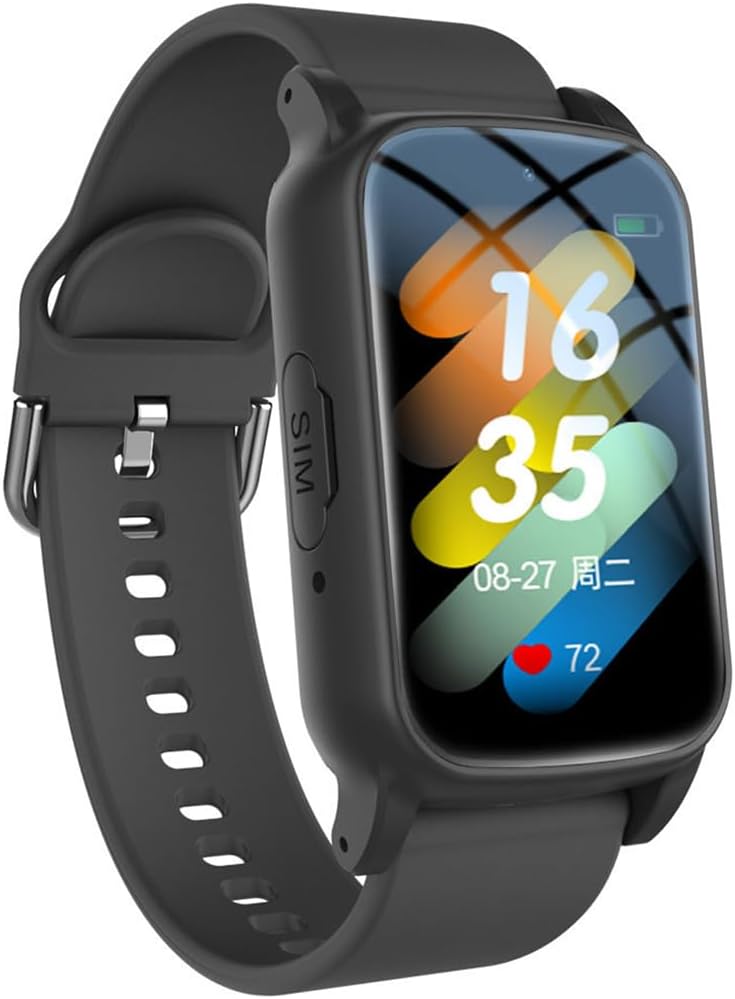 Emergency Watches for Seniors GPS Intelligent Bracelet Seniors SOS Emergency Call Bracelet, Emergency Button for Seniors, GPS Tracker Smartwatch with Fall Detection, Suitable for Elderly People