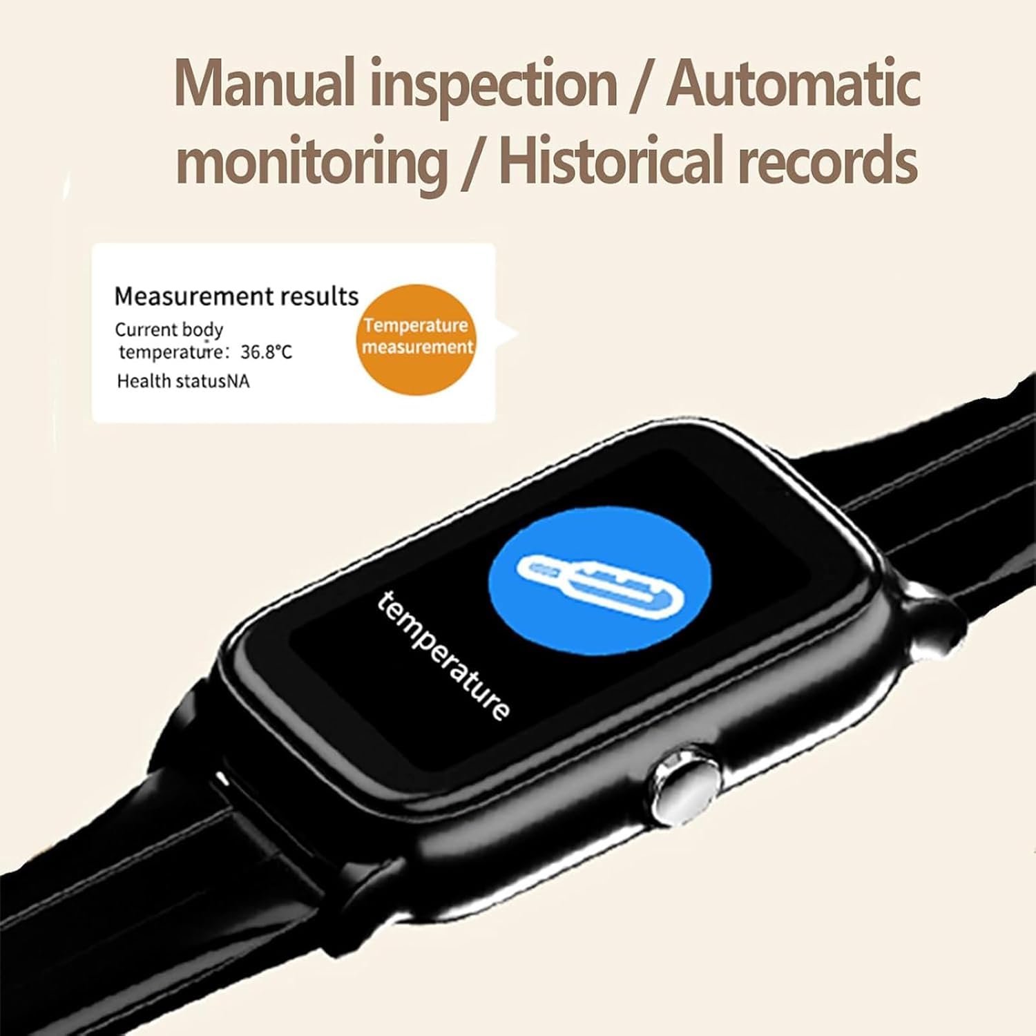 Notfalluhr für Senioren mit Sturzsensor, 1,5-Zoll, GPS Tracker, Gesundheitsüberwachung, Videotelefonie in beide Richtungen, Silikon Armband für Alzheimer-Tracking White – Bild 5