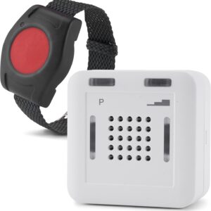 ELDAT - Mobile home emergency call with emergency transmitters - Emergency button for seniors and home care - Model RS10 with RT26 bracelet transmitter