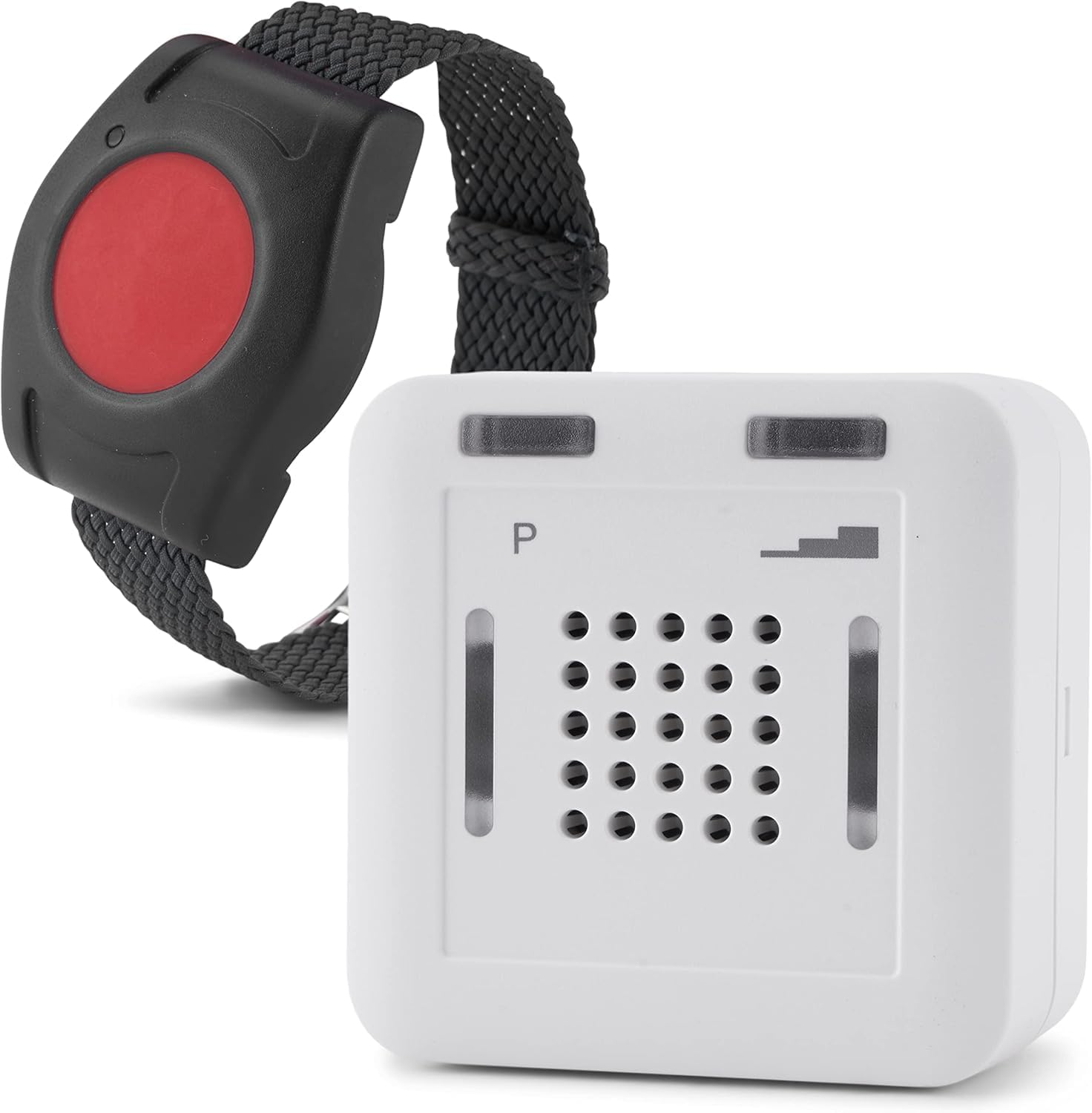 ELDAT - Mobile home emergency call with emergency transmitters - Emergency button for seniors and home care - Model RS10 with RT26 bracelet transmitter