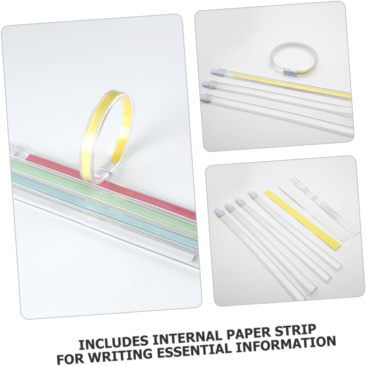 Operitacx Pack of 20 Writable Hospital Bracelets Newborn Bracelets RFID Bracelets for Events – Bild 9