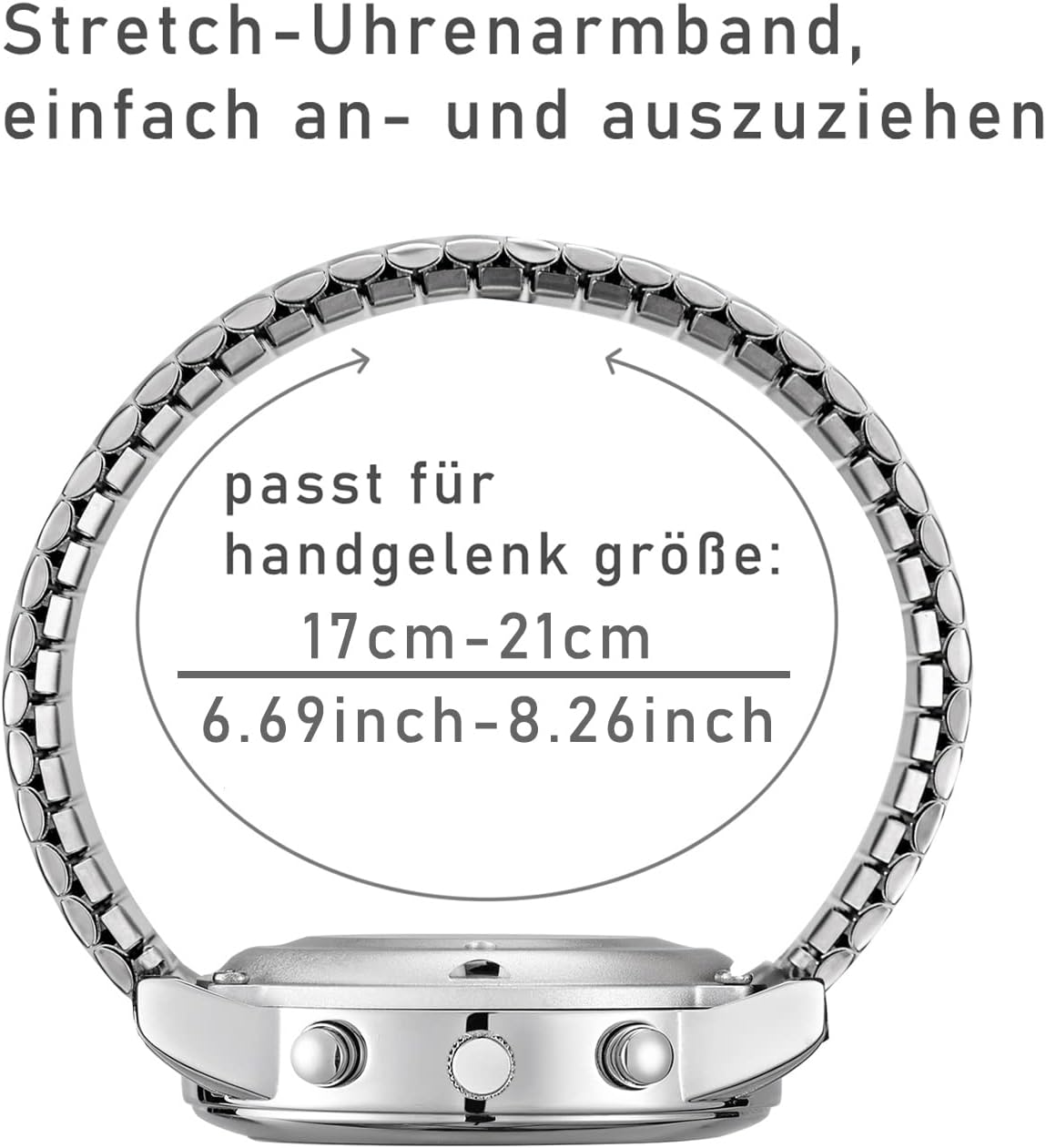 Hearkent Talking Watch with German Voice Edition, Seniors Watch, Blind Watches, Visually Impaired Watch – Bild 9