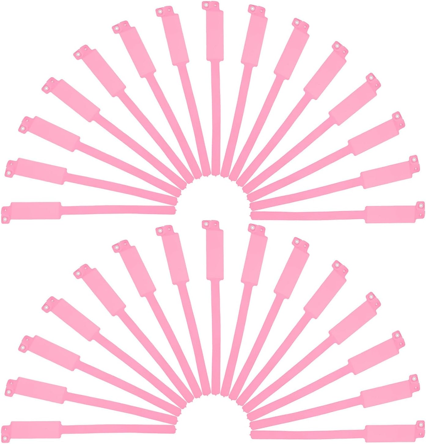SHINEOFI 100 Stück und Reißfestes Identifikationsarmband aus Pvc in Rosa Einweg Patienten Id Armband für Medizinische Einrichtungen und Krankenhäuser – Bild 8