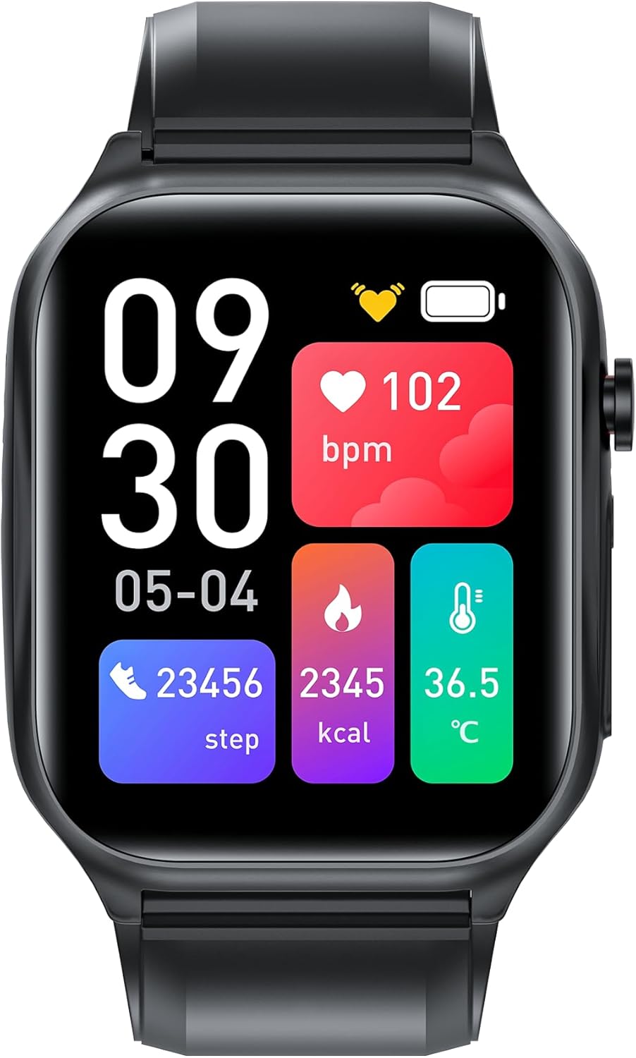 Funker SW10 Easy Care Watch 4G - Watch for Elderly People with Remote Control, GPS Tracker, Drops, SOS Help Button, Safety Range and Remote Configuration, Black, 5.2 x 3.9 x 1.5 cm, Modern – Bild 3