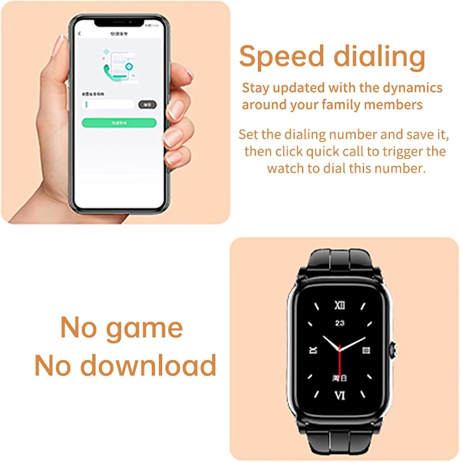 Notfalluhr für Senioren mit Sturzsensor, 1,5-Zoll, GPS Tracker, Gesundheitsüberwachung, Videotelefonie in beide Richtungen, Silikon Armband für Alzheimer-Tracking White – Bild 8