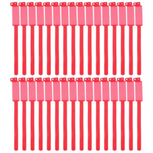 Hohopeti 100 Stück Einweg Pvc Patienten Id Armbänder aus Weichem Material Hautfreundlich Sicherer Sitz für Senioren und Krankenhausgebrauch