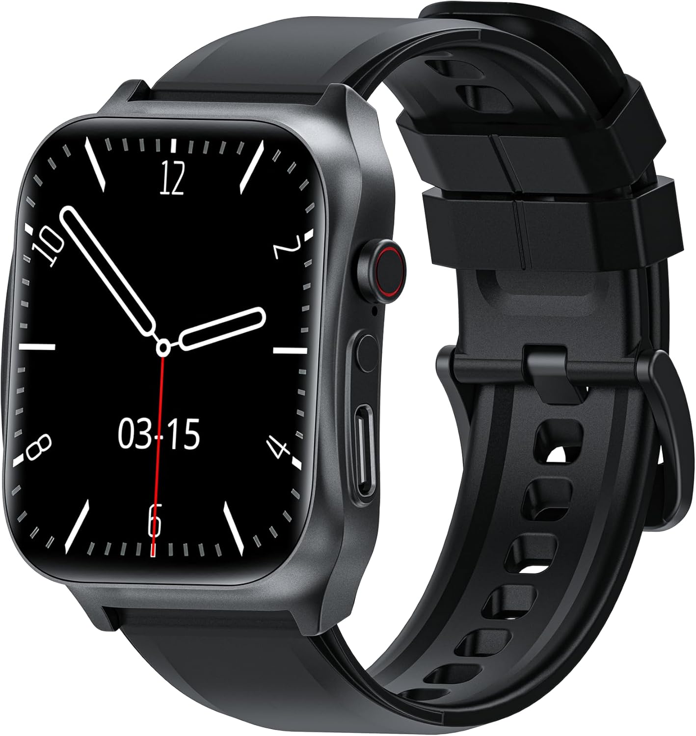 Funker SW10 Easy Care Watch 4G - Watch for Elderly People with Remote Control, GPS Tracker, Drops, SOS Help Button, Safety Range and Remote Configuration, Black, 5.2 x 3.9 x 1.5 cm, Modern – Bild 4