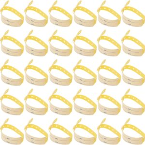 DOITOOL 100 Stück Medizinische Patienten Armbänder Wasserfestes Beschreibbares Einweg Identifikationsarmband für Erwachsene und Senioren Flexibles Krankenhausarmband zur Sicheren